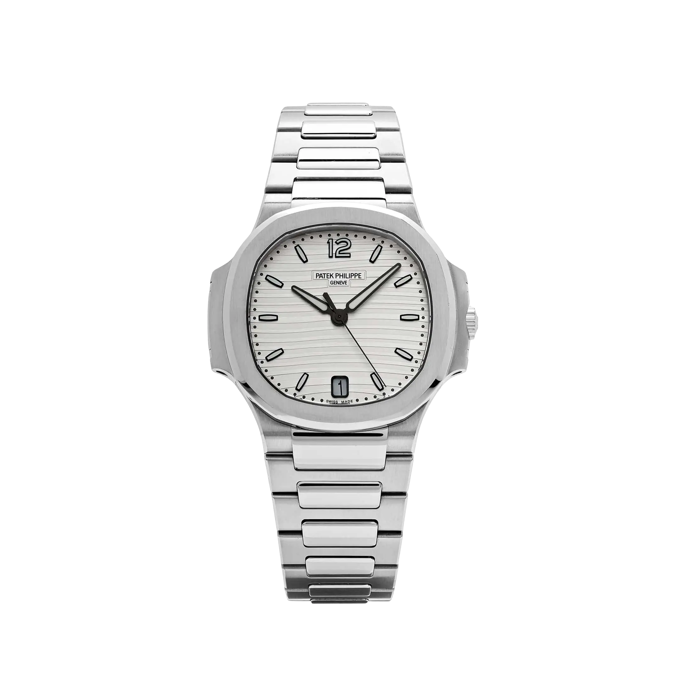 Patek Philippe Nautilus Super Clone Silvery Opaline Dial 7118/1A-010