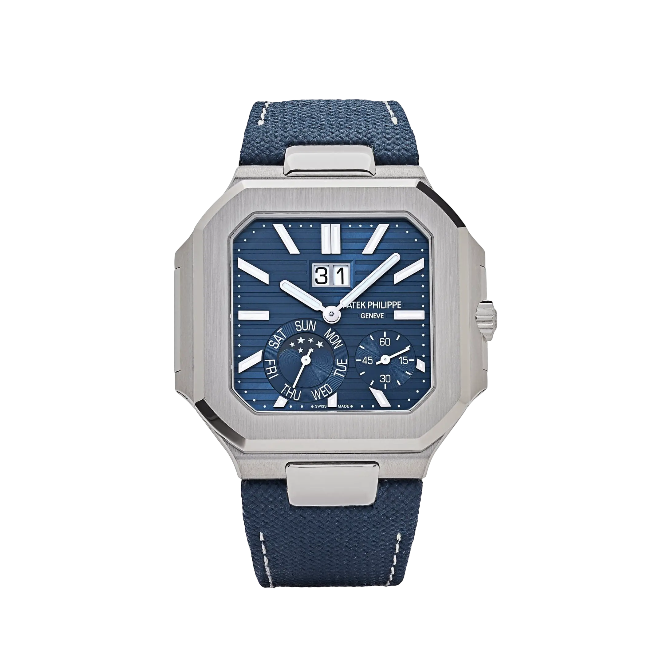 Patek Philippe Cubitus Moon Phases Blue Dial 5822P-001