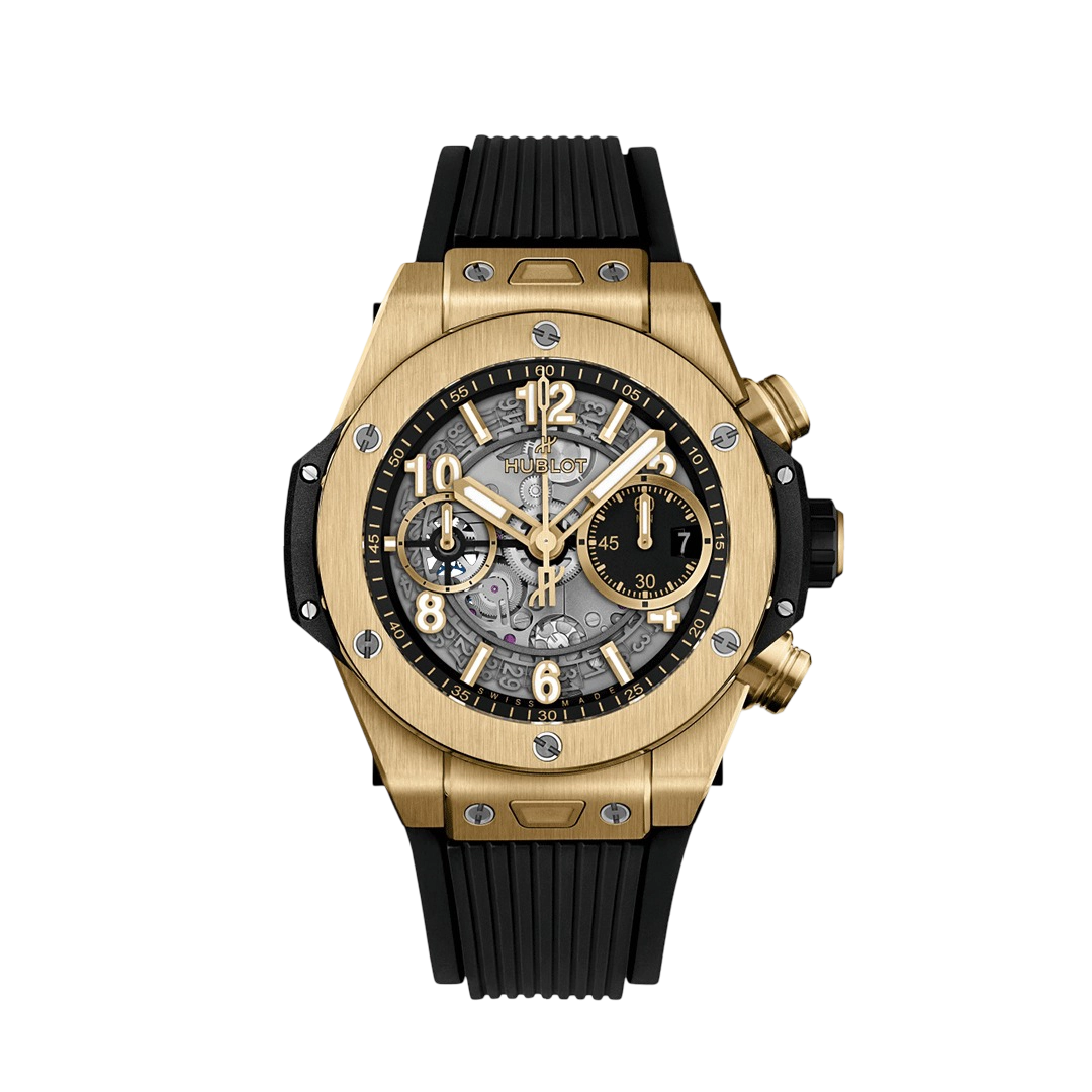Hublot Big Bang Unico Yellow Gold Black Dial